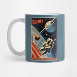 Russian cosmonaut in space Mug